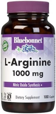 Bluebonnet Larginine 1000 Mg Vitamin Capsules 100 Count