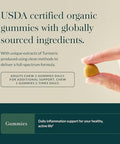 Gaia Herbs Turmeric Supreme Adult Daily Gummiesdaily Swelling Support For Healthy Active Lifeusda Organic Blend Of Turmeric And Supportive Herbs40 Gummies(20Day Supply)