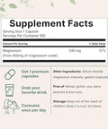 Micro Ingredients Magnesium Oxide 400Mg 500 Capsules Elemental Form For Max Concentration Supports Calm Muscle & Nerve Health Non-Gmo