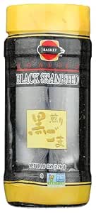Sadaf Sesame Seeds - Raw Sesame Seeds for Cooking and Food Seasoning - Semillas de Ajonjoli - Middle Eastern Cuisine - Kosher - 6 Oz Resealable Bag