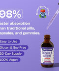 Drops Of Nature Inositol & Choline Liquid Drops Vegan Non-Gmo Easy-To-Take Enhanced Absorption Inositol Supplement Prenatal Vitamins For Women Supports Cellular Health & Overall Wellness (Mixed Berry 60Ml)
