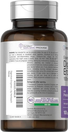 Horbaach Essential Digestive Enzymes 100 Capsules