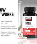 Force Factor Lutein And Zeaxanthin Supplements Eye Vitamins With Lutein 20Mg Eye Health Supplements For Adults Ingredients Backed By Science Vegan Gelatin 60 Vegetable Capsules