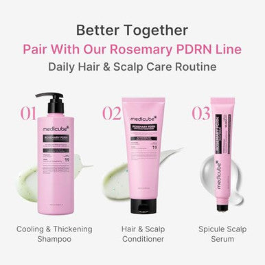 Medicube Rosemary Pdrn Scalp To Strand Nourishing Conditioner | Lightweight Yet Effective Care For Dry Fine Weak-Looking Hair | Amino Acid For Strength & Softness | Korean Hair Care 8.45 Fl.Oz