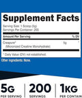 Nutricost Creapure Creatine Monohydrate Powder 1Kg