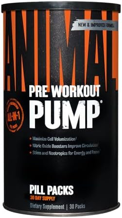 Animal Pump Preworkout 30 Count Omega Omega 36 30 Day Pack
