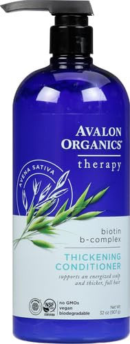 Avalon Organics Biotin B-Complex Thickening Conditioner, 32 oz.