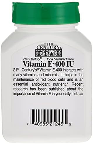 21St Century Vitamin E 400Iu 110 Softgels