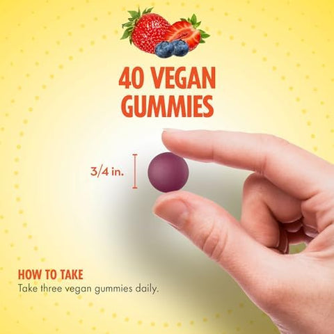 Sundance Zinc Gummies for Adults 50mg Mixed Berry Flavor Vegan NonGMO and Gluten Free Supplement