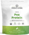 Sprout Living Organic Pumpkin Seed Protein Powder Unflavored 20 Grams Of Plant Based Protein Powder Without Artificial Sweeteners Non Dairy Nongmo Vegan Gluten (1 Pound 15 Servings)
