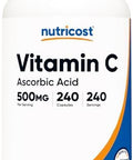 Nutricost Vitamin C 500Mg 240 Capsules Vegetarian Gluten & Nongmo