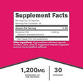 Ketologic Berberine Hcl (1200Mg) 60 Capsules Gluten 30 Servings