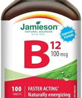 Jamieson B12 100 Mcg (Methylcobalamin) 100 Tablets