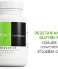 Davinci Labs B Complex75 Supports Relaxation And Proper Nerve Function Dietary Supplement With Niacin Vitamin B6 B12 Biotin Choline And More Vegetarian Gluten 60 Capsules