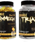 Controlled Labs Overall Health Bundle 30 Servings Orange Triad 120 Count Orange Oximega Fish Oil Muscle Building And Recovery Supplement For Men And Women