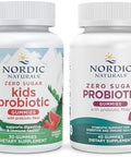 Nordic Naturals Vegan Probiotic Gummies Bundle Zero Sugar Kids Probiotic Gummies Strawberry Watermelon Flavor 30 Gummies Zero Sugar Probiotic Gummies Strawberry Watermelon Flavor 40 Gummies