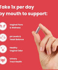 Mother'S Promise Vaginal Probiotics For Women Ph Balance | 50 Billion Cfu Womens Probiotic + Cranberry Pills For Vaginal Health Healthy Odor Yeast Urinary Tract | Vegan Women'S Probiotics And Prebiotics Supplement