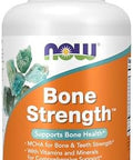 Now Foods Supplements Bone Strength With Microcrystalline Hydroxyapatite (Mcha) Magnesium And Vitamins Cd And K 120 Capsules