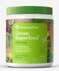 Amazing Grass Energy Green Superfood Lemon Lime Flavor, 7.4-Ounce Tub