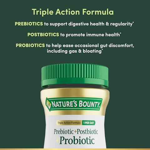 Nature'S Bounty Nature S Bounty Pre Pro Postbiotic Gummies For Digestive Health Immune Support - Probiotic Gummies For Gut Health Tropical Mango Flavor 30 Ct