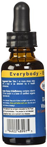 Innate Choice D Sufficiency Liquid Vitamin D3 1 Fluid Ounce