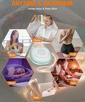 Focevn White Noise Sound Machine For Sleep - Portable Sound Machine 20 Soothing Sounds 9-Color Night Light 30 Volume Levels 4 Timer Options Type-C Charging Noise Machine For Baby Adult Home Office Travel