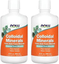 Now Foods Supplements, Colloidal Minerals Liquid, Plant Derived, Essential Trace Minerals, 32-Ounce