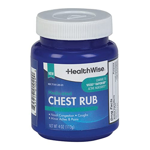 Viactiv Calcium Chews and HealthWise Medicated Chest Rub 4oz 60ct