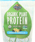 Garden Of Life Organic Plant Protein Vanilla Flavor Protein Powder With Probiotics & Enzymes Plant Based Powder Amino Acids Non-Gmo Grain-Free Gluten-Free Vegan 10 Servings