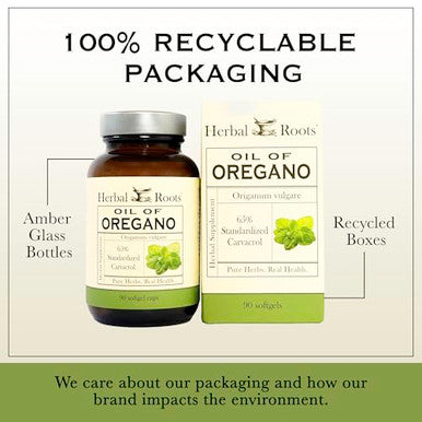 Herbal Roots Oil Of Oregano 150Mg