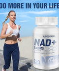 Pure Liposomal Nad+ Supplement 1000Mg, High Nad Potency, High Absorption, Boost Energy And Dna Repair, Aging Defense And Brain Function 120 Softgels