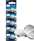 Philips Cr2025 Battery 5 Pack Cr 2025 Batteries Up To 70 More Power 10 Year Shelf Life Cr 2025 3V Lithium Coin Battery Best For Car Key Fob Remote Medical Devices Watches
