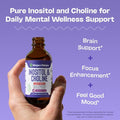 Drops Of Nature Inositol & Choline Liquid Drops Vegan Non-Gmo Easy-To-Take Enhanced Absorption Inositol Supplement Prenatal Vitamins For Women Supports Cellular Health & Overall Wellness (Mixed Berry 60Ml)
