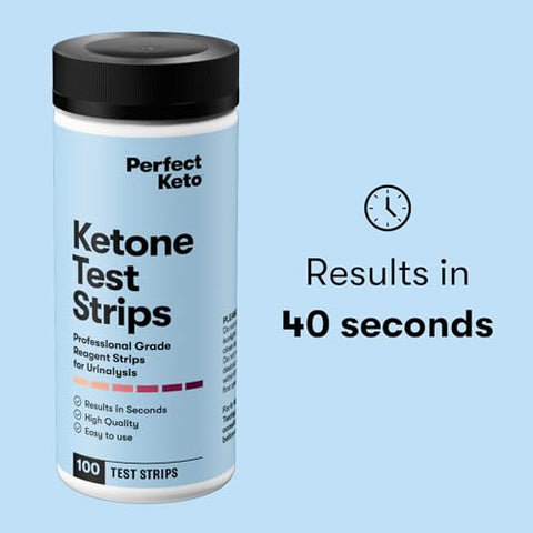 Perfect Keto Ketone Test Strips Kit For Testing Ketones On Low Carb Ketogenic Diet Monitor Ketosis Keto Diet Tracker Urine Test Strips 100 Ct