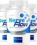 Livorka (3 Pack) Nerve Flow Official Nerveflow Advanced Nerve Support Pills Nerve Flow Supplement Capsules Nerveflow Natural Pills Maximum Strength Multivitamin Advanced Formula 180 Capsules For 3 Months
