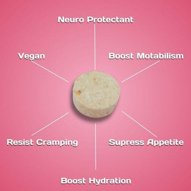 Vitaplur E-Boost Gum, 10 Packs, Rave Supplement, Festival Wellness, Magnesium, Rave Vitamins, Rave Gear, Antioxidants & Electrolytes, 5-Htp Free, Cosmic Mojito