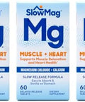 Slowmag Magnesium Chloride And Calcium 60 Tablets Each (Value Pack Of 3)