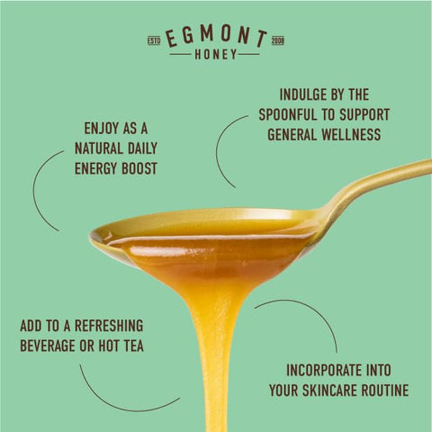 Egmont Honey Manuka Honey MGO 265+ UMF 10+ 500g | NON-GMO, Kosher, Recycled plastic jar, Traceable 100% Pure & Raw Authentic New Zealand Honey