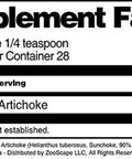 Terravita Jerusalem Artichoke (Helianthus Tuberosus, Sunchoke, 90% Inulin Fiber) Powder (1 Oz, Zin: 570984)