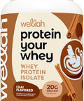 Wellah Protein Your Whey (30 Servings Chai Flavored) - Whey Protein Isolate