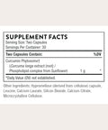 Thorne - Curcumin Phytosome 1000 Mg (Meriva) - Clinically Studied High Absorption - Supports Healthy Inflammatory Response In Joints Muscles Gi Tract Liver Brain & Nerves 30 Servings