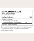 Thorne - Curcumin Phytosome 1000 Mg (Meriva) - Clinically Studied High Absorption - Supports Healthy Inflammatory Response In Joints Muscles Gi Tract Liver Brain & Nerves 30 Servings