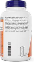Now Foods Supplements Lglutamine 500 Mg Nitrogen Transporter Amino Acid 120 Veg Capsules