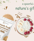 Golden Monk Fruit Sweetener with Erythritol, 4 Pounds - No After Taste - Brown Sugar Substitute, Keto Diet Friendly, Zero Calorie, Natural Sweetener for Drinks, Coffee, Tea, Cookies, No-GMO, Vegan
