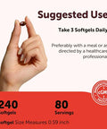 Micro Ingredients Testosterone Advanced For Men & Women 240 Softgels 15-In-1 Complex With Tongkat Ali Horny Goat Weed Shilajit Maca & Saw Palmetto Non-Gmo