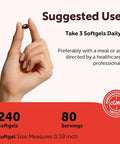 Micro Ingredients Testosterone+ Advanced For Men & Women 240 Softgels