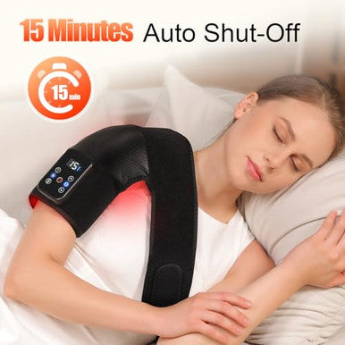 Masgre Red Light Therapy Knee Wrap With Vibration Massage Cordless Knee Massager With Heat And Vibration For Pain Relief s For Women Men Brace For Knee/Joint/Elbow/Shoulder Pain Relief