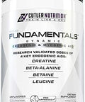 Cutler Nutrition Fundamentals Intra Or Post Workout Recovery Drink: 4 Key Ergogenic Aids For Maximum Performance And Muscle Growth: Creatine Betaalanine Betaine And Leucine 30 Servings Unflavored