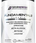 Cutler Nutrition Fundamentals Intra Or Post Workout Recovery Drink 4 Key Ergogenic Aids For Maximum Performance And Muscle Growth Creatine Beta-Alanine Betaine And Leucine 30 Servings Unflavored
