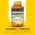 Mason Natural Cranberry With Probiotic 2 Month Supply Highly Concentrated Supports Normal Immune Health & Urinary System 60 Tablets